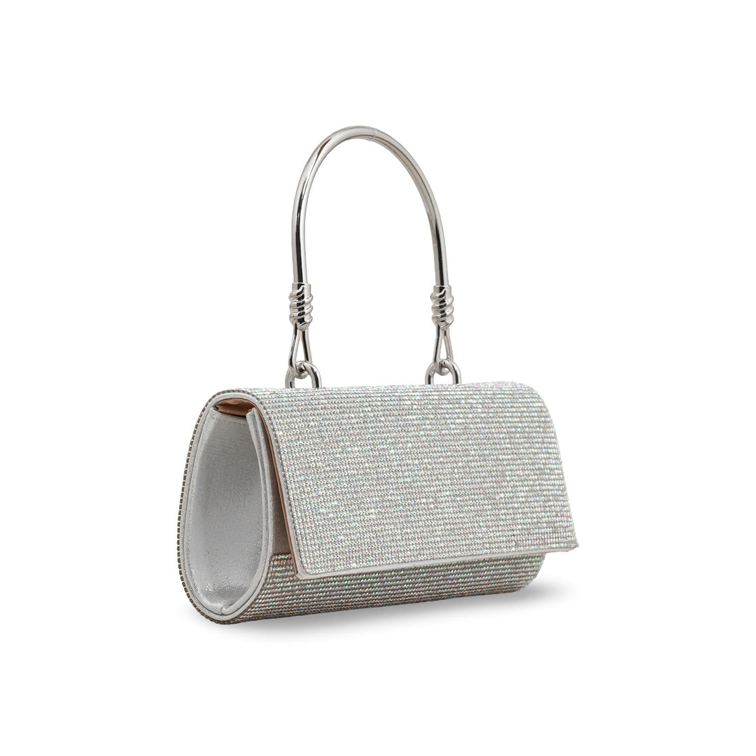 Silver Fancy Clutch P24231