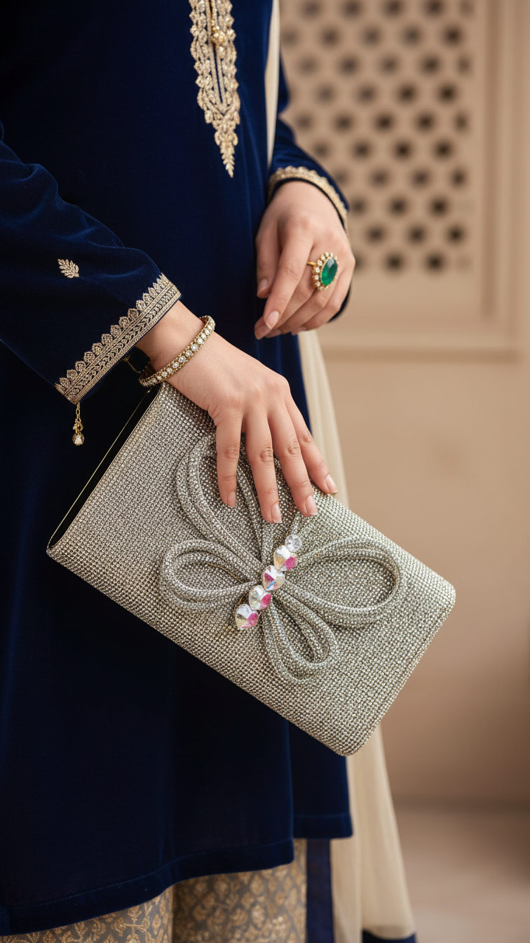 AB Golden Fancy Clutch p24233