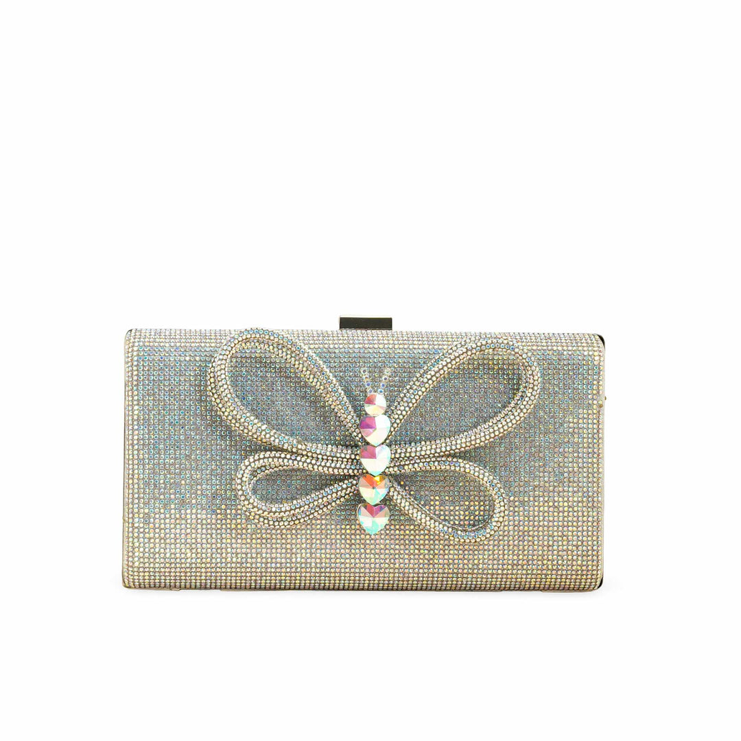 AB Silver Fancy Clutch p24233