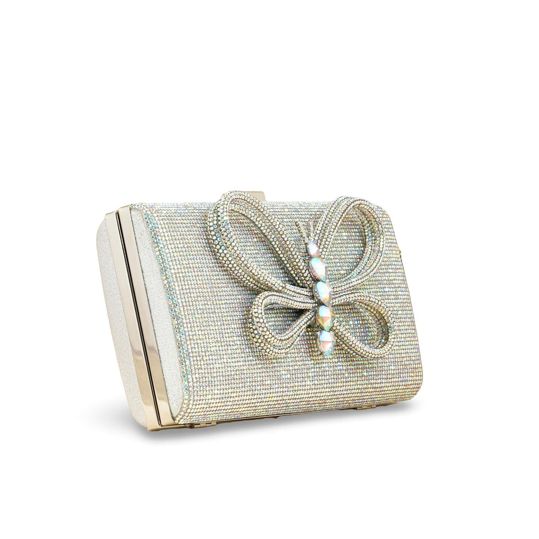 AB Silver Fancy Clutch p24233
