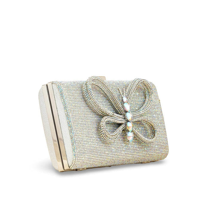 AB Silver Fancy Clutch p24233