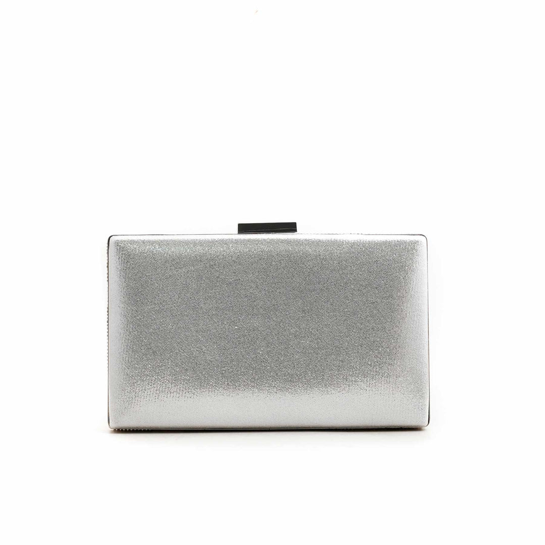 Silver Fancy Clutch P24235