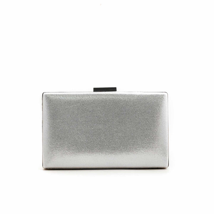 Silver Fancy Clutch P24235