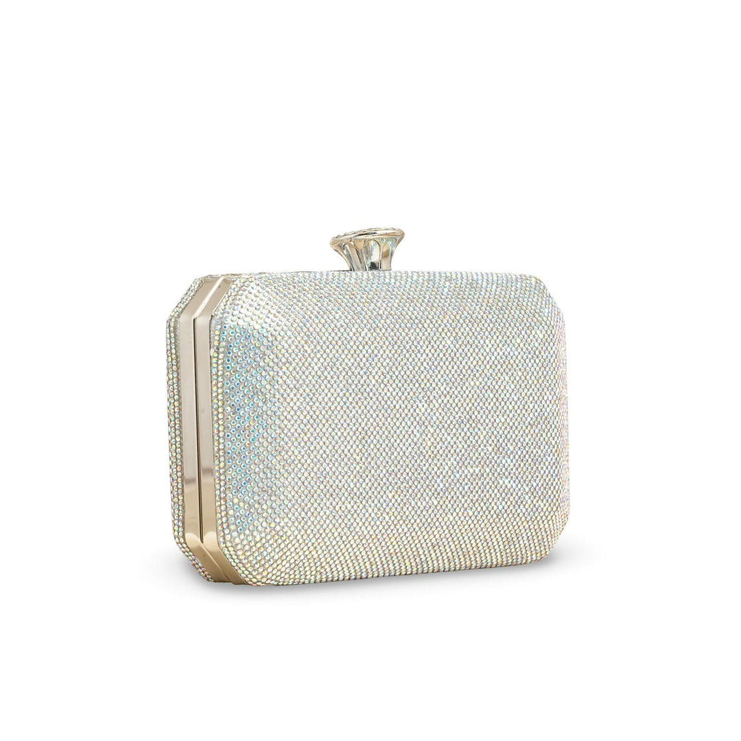 AB Silver Fancy Clutch p24237