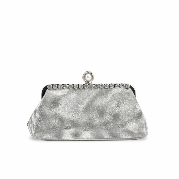 Silver Fancy Clutch p24239