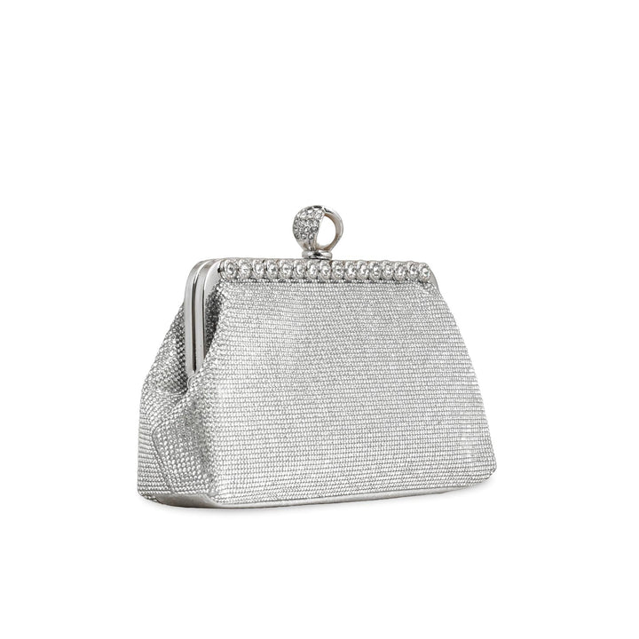 Silver Fancy Clutch p24239