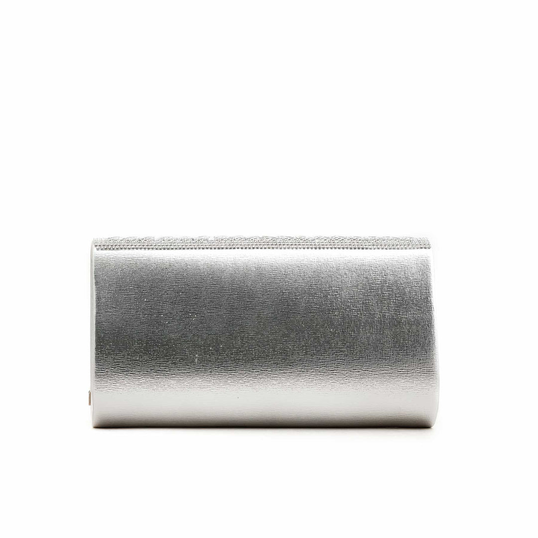 Silver Fancy Clutch P24244