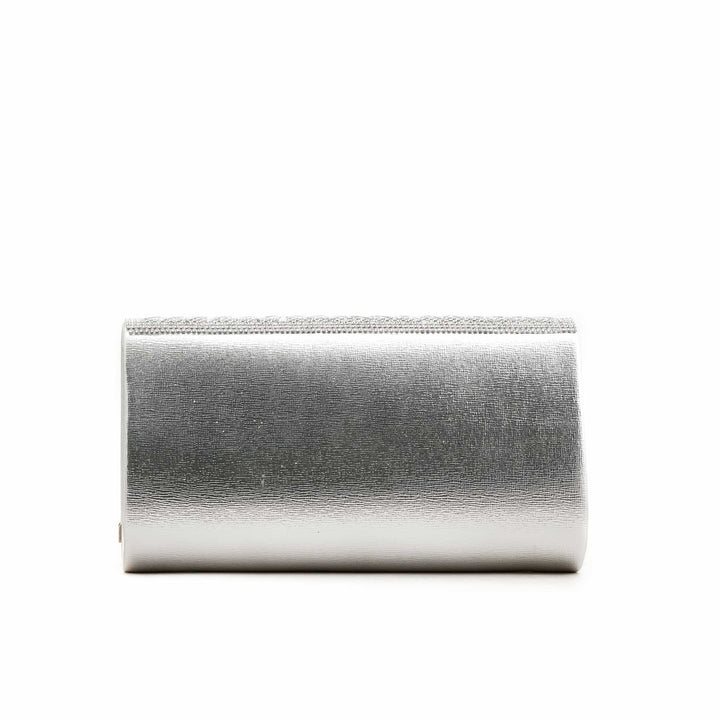 Silver Fancy Clutch P24244