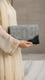 Black Fancy Clutch P24246