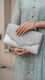 Silver Fancy Clutch P24246