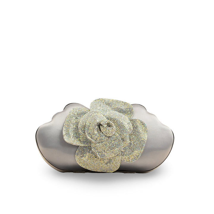 Silver Fancy Clutch P24248