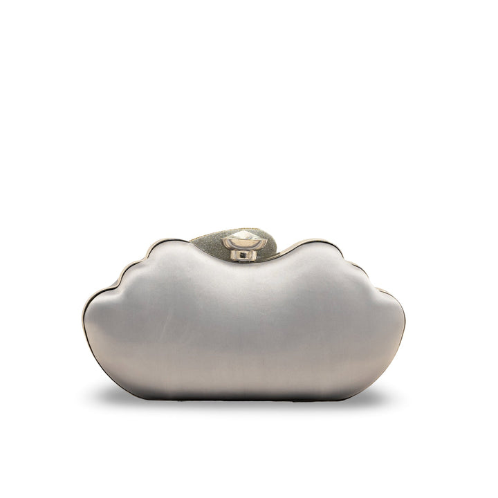 Silver Fancy Clutch P24248