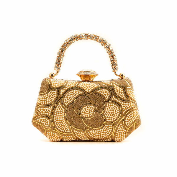 Golden Bridal Clutch P24250