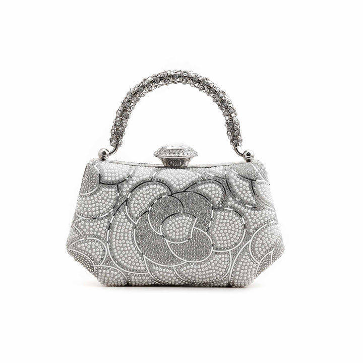 Silver Bridal Clutch P24250