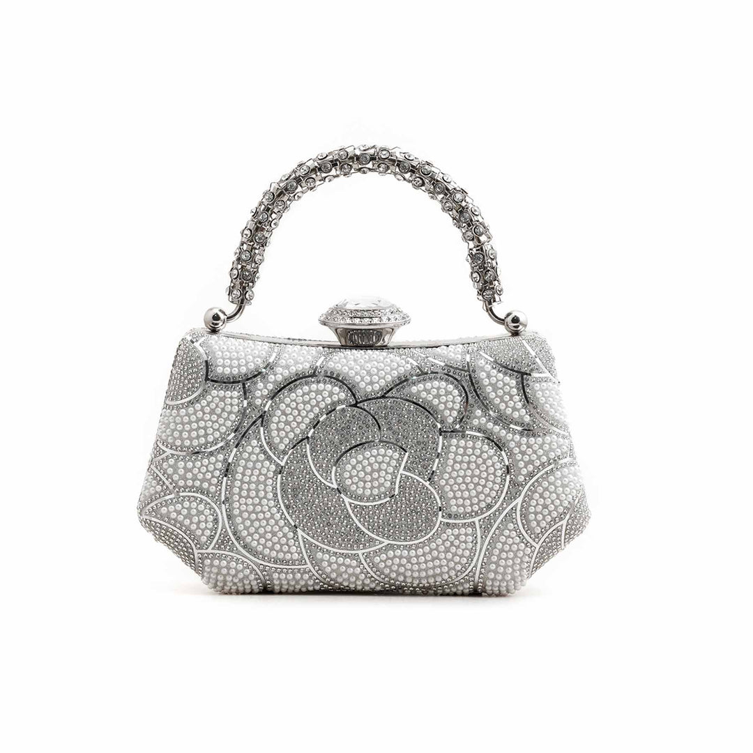 Silver Bridal Clutch P24250
