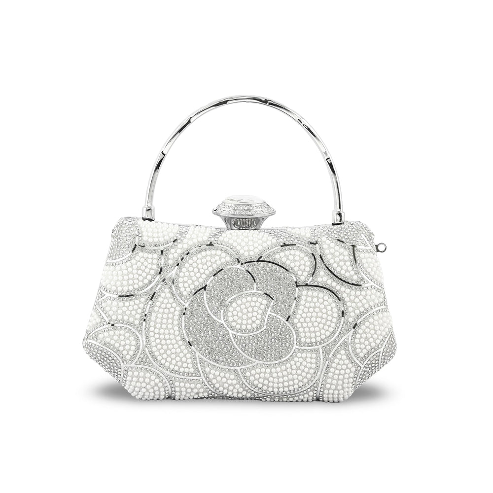 Silver Bridal Clutch p24252