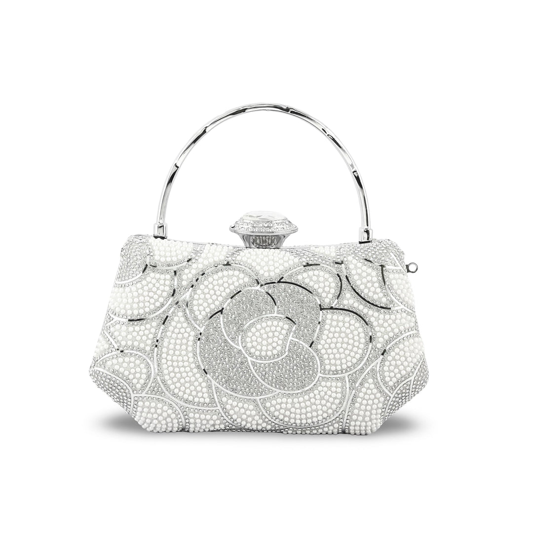 Silver Bridal Clutch p24252