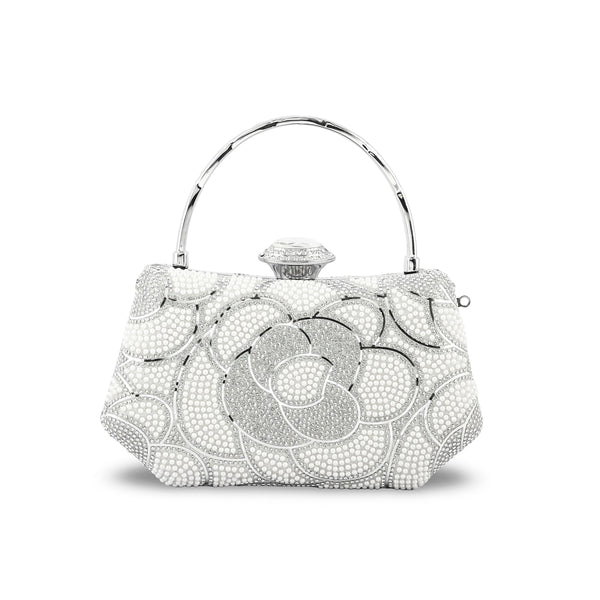 Silver Bridal Clutch p24252