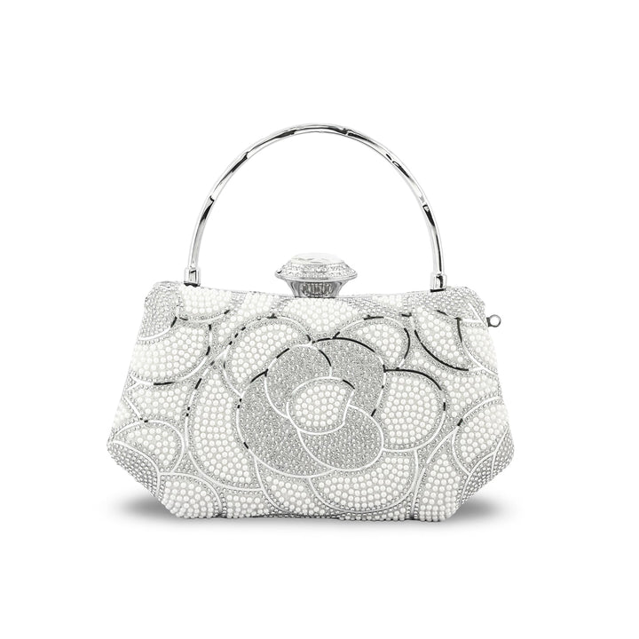 Silver Bridal Clutch p24252