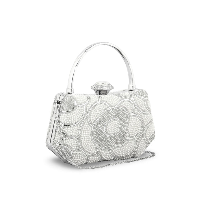 Silver Bridal Clutch p24252