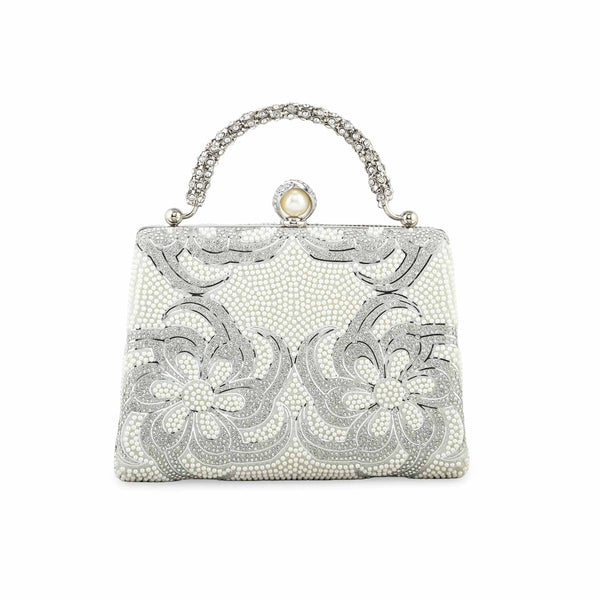 Silver Bridal Clutch p24255