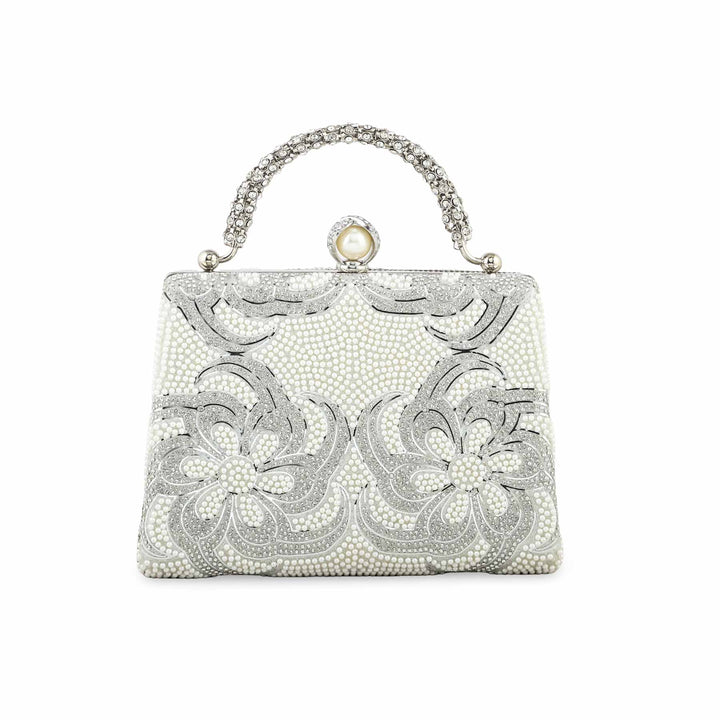 Silver Bridal Clutch p24255