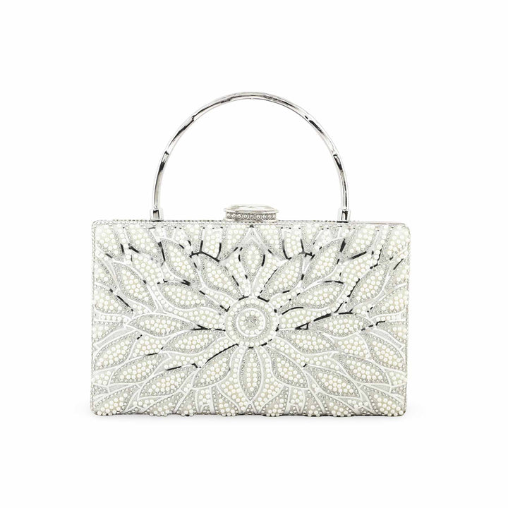 Silver Bridal Clutch p24257