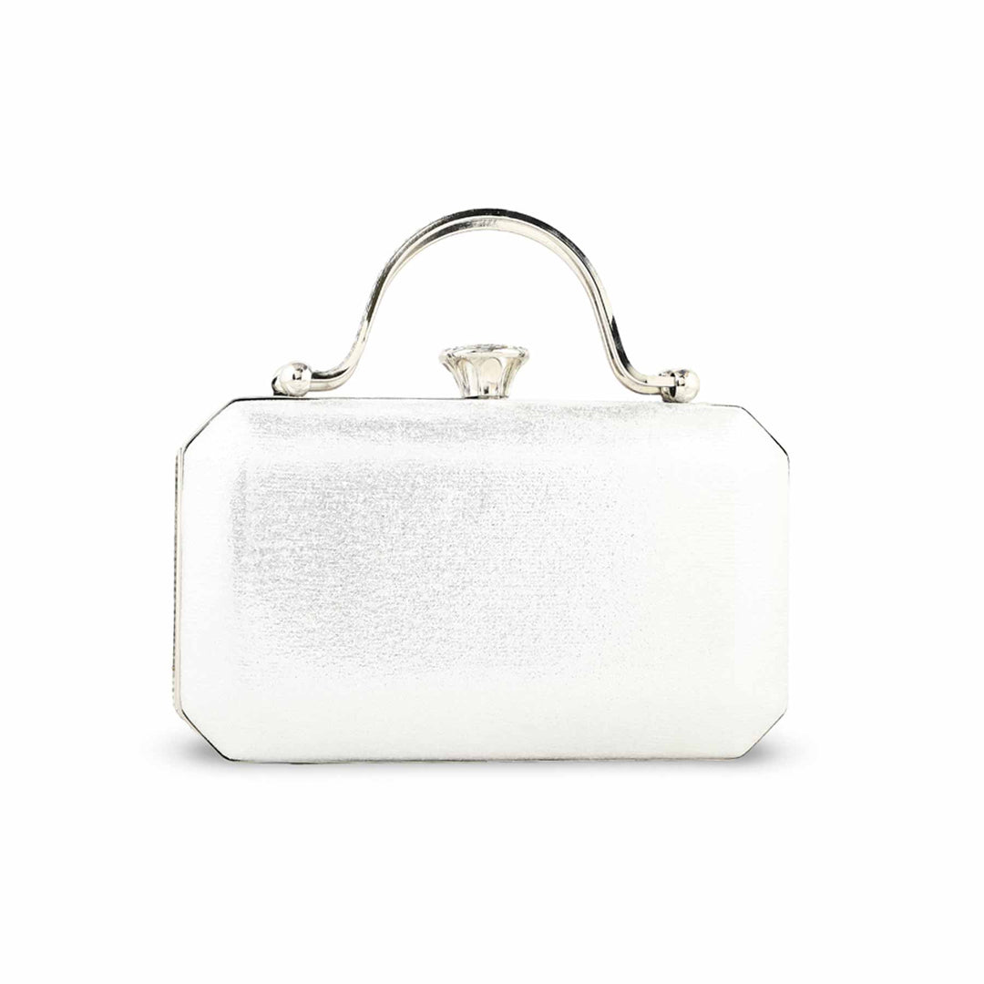Silver Bridal Clutch p24258