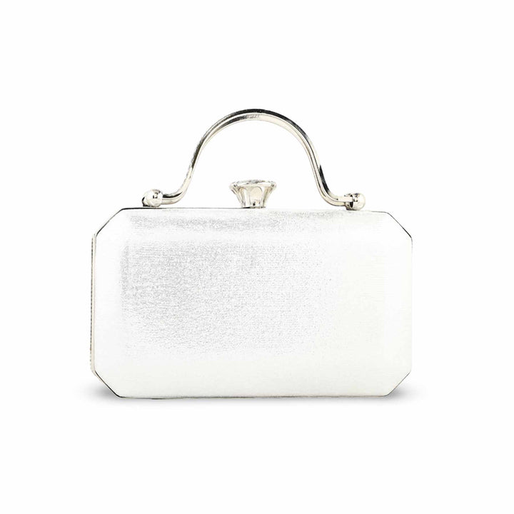 Silver Bridal Clutch p24258