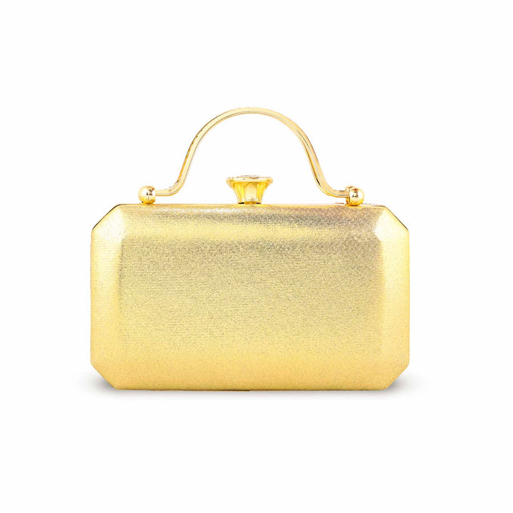 Golden Bridal Clutch For Ladies p24259