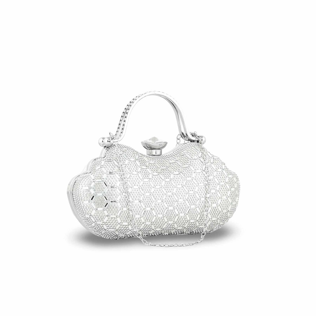 Silver Bridal Clutch p24261