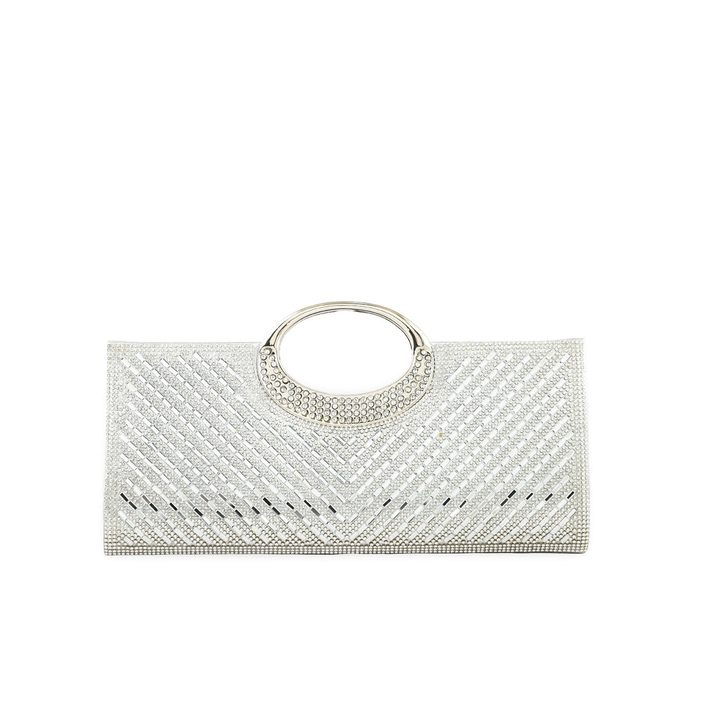 Silver Bridal Clutch p24266