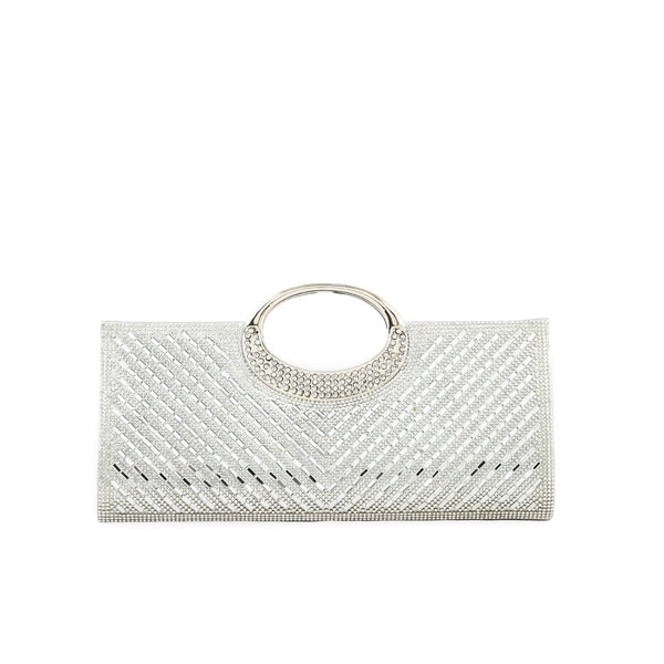 Silver Bridal Clutch p24266
