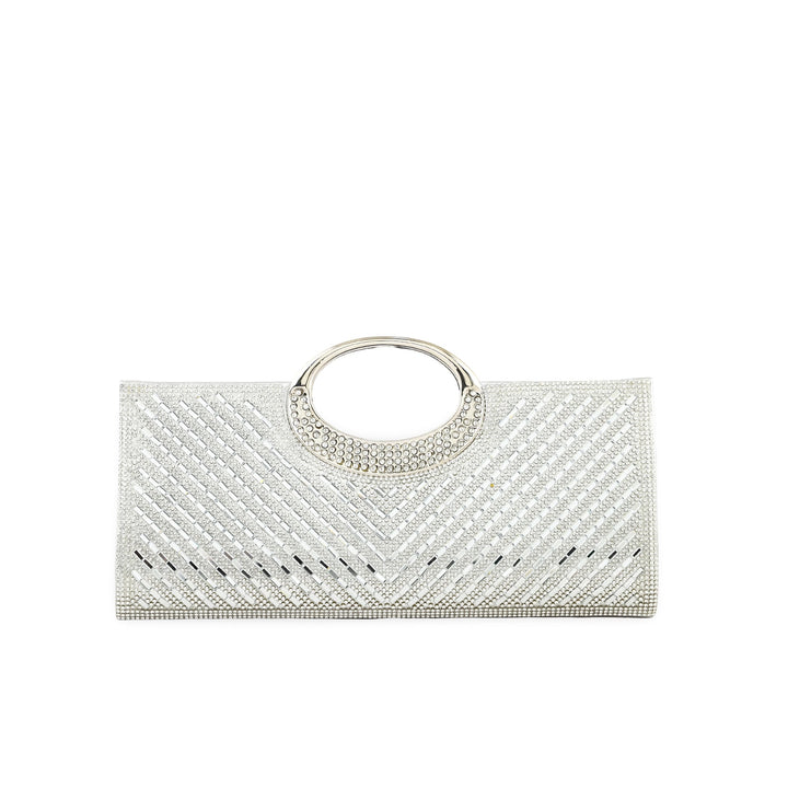 Silver Bridal Clutch p24266