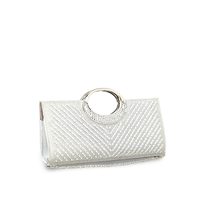 Silver Bridal Clutch p24266