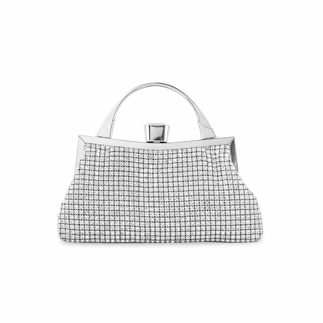 Silver Bridal Clutch p24267