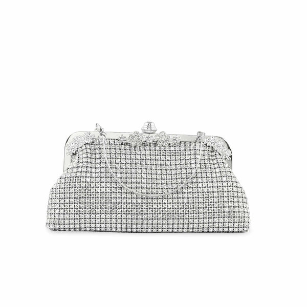 Silver Bridal Clutch p24270