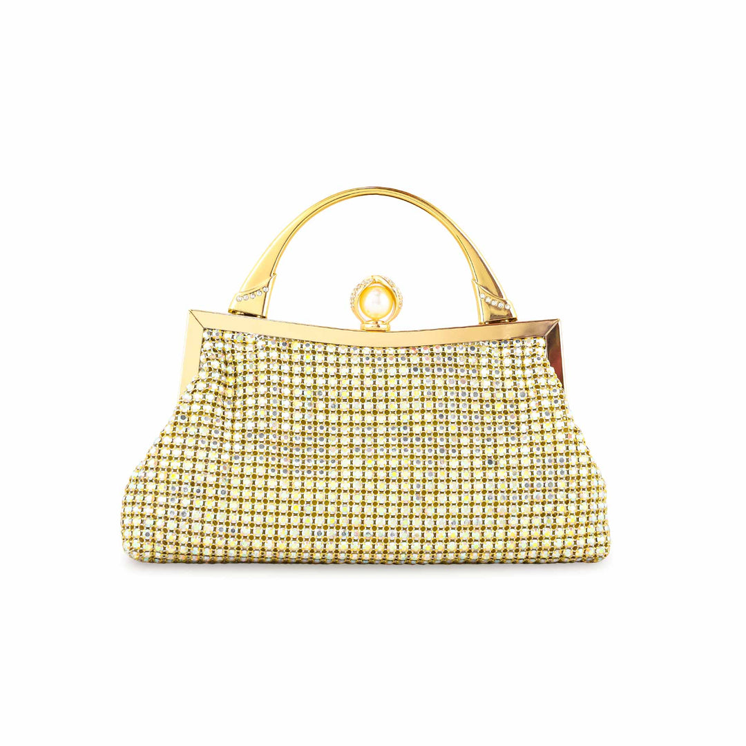 AB Golden Bridal Clutch p24272