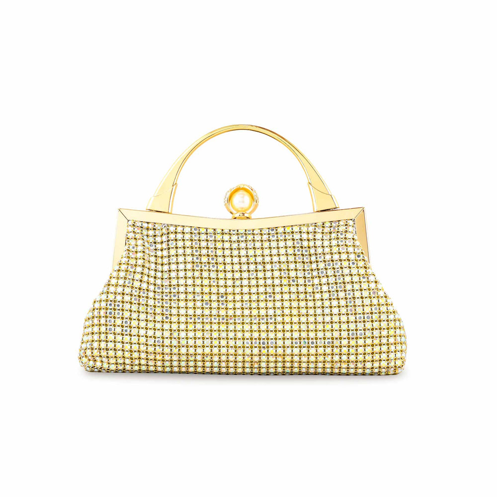 AB Golden Bridal Clutch p24272
