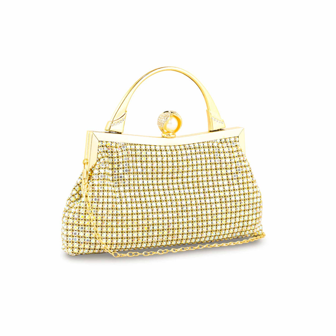 AB Golden Bridal Clutch p24272