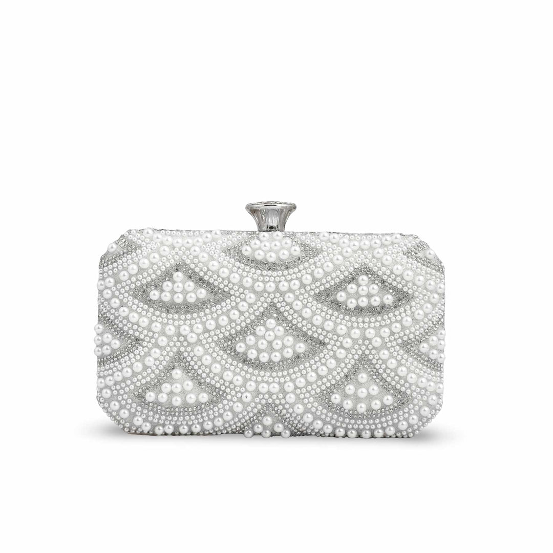 White Bridal Clutch p24277