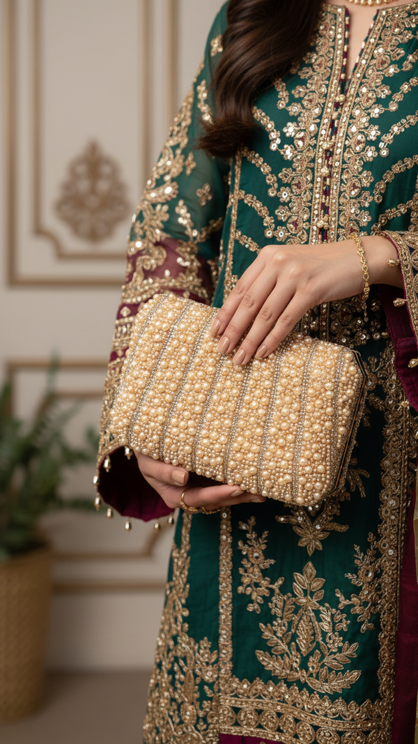 Pink Bridal Clutch P24281