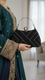 Black Bridal Clutch P24287