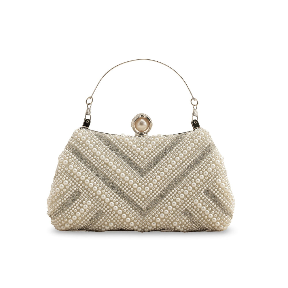White Bridal Clutch P24289