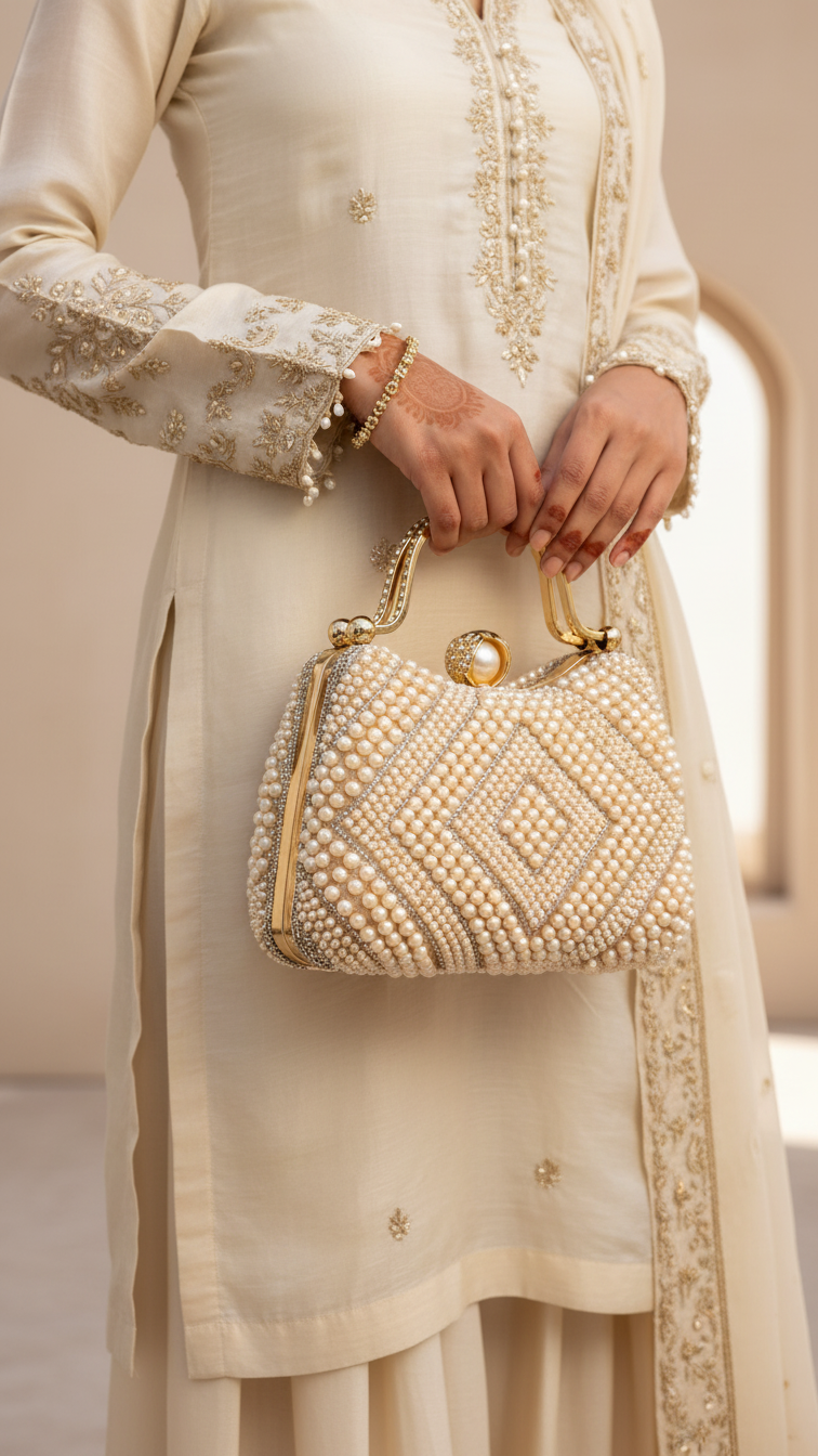 Pink Bridal Clutch P24293