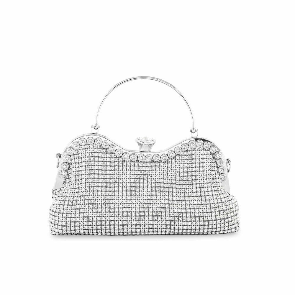 Silver Bridal Clutch P24295