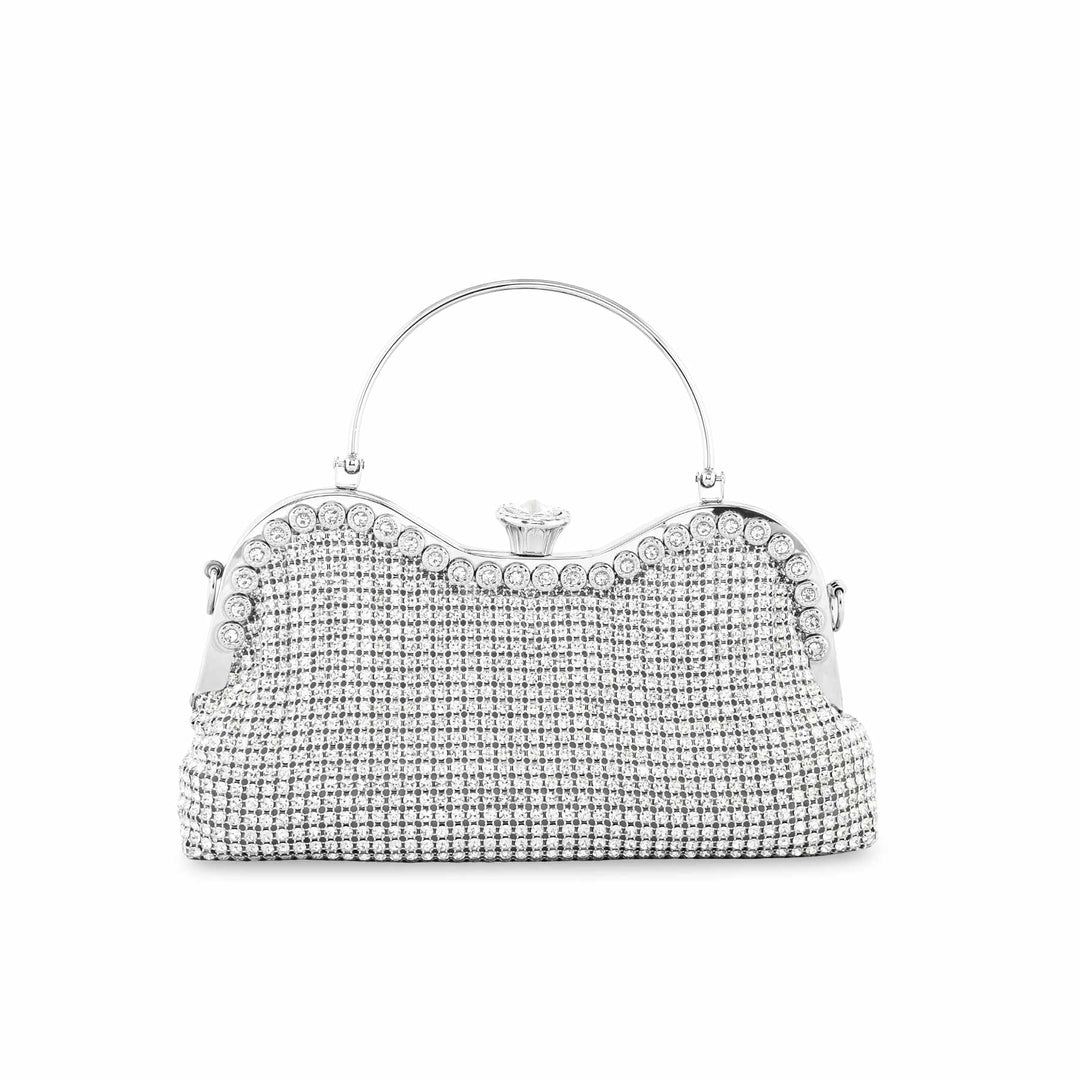 Silver Bridal Clutch P24295