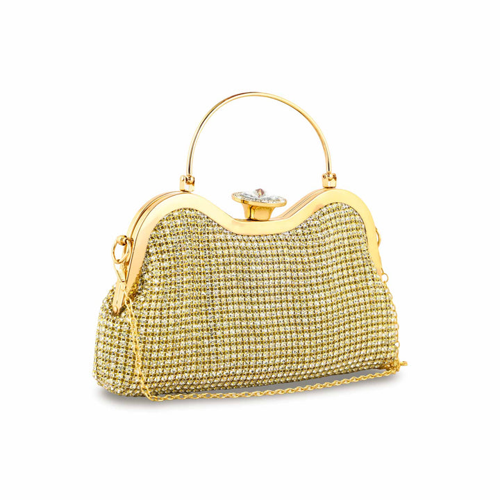 Golden Bridal Clutch P24297