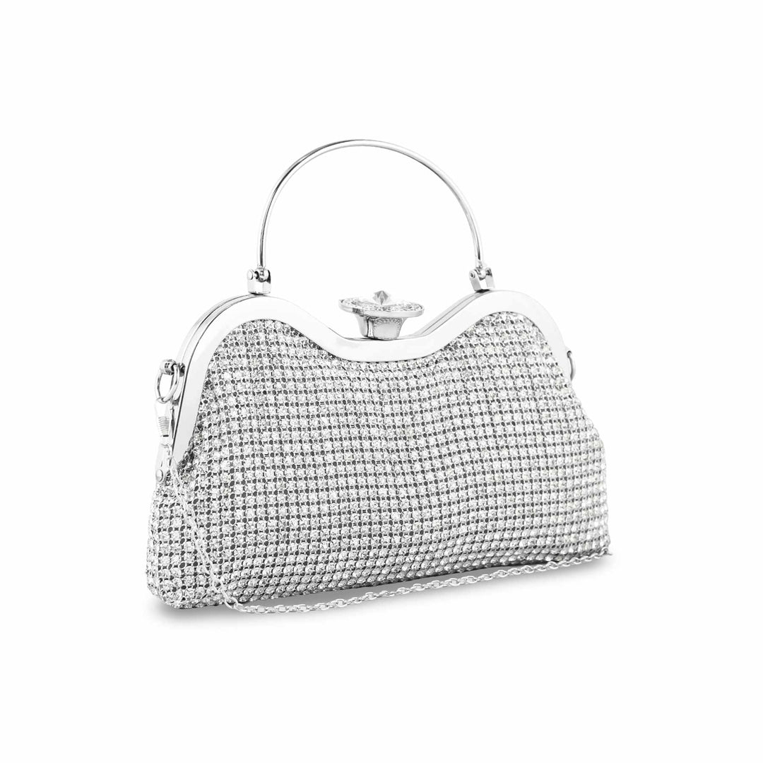 Silver Bridal Clutch P24297