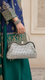 Silver Bridal Clutch P24298